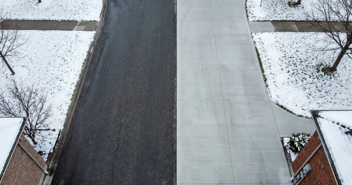 Asphalt vs Concrete Driveways: Which Holds Up in Ontario Winters?